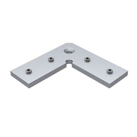 30x80 Oval Glass Channel Profile 90 Corner Connection Kit
